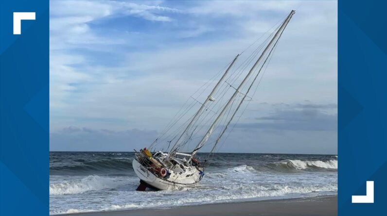 sailboat in jax beach